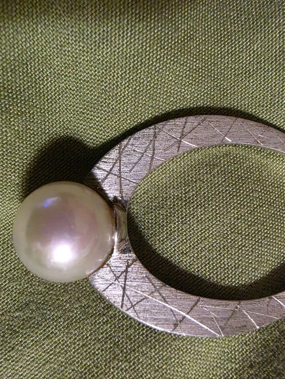 Sterling Silver Hoop Earrings with Pearl Drops - Women Jewelry